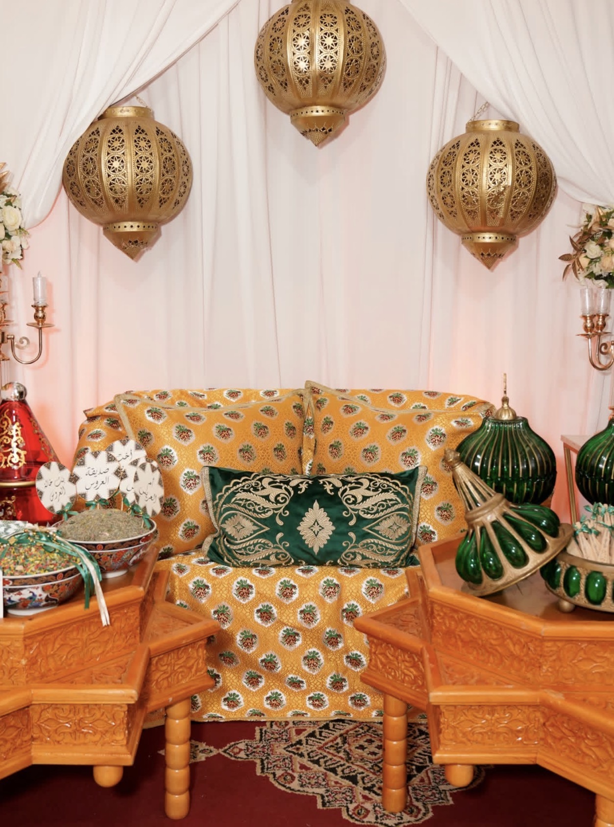 Salon événementiel marocain